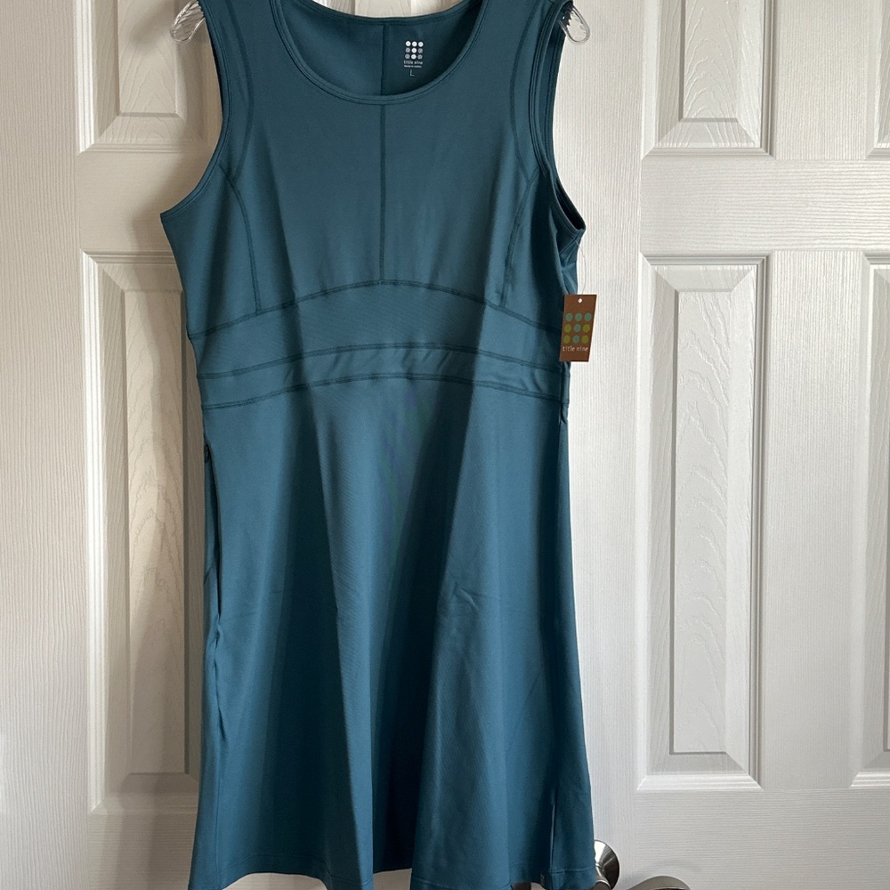 Blue sleeveless dress - Picture 2 of 2